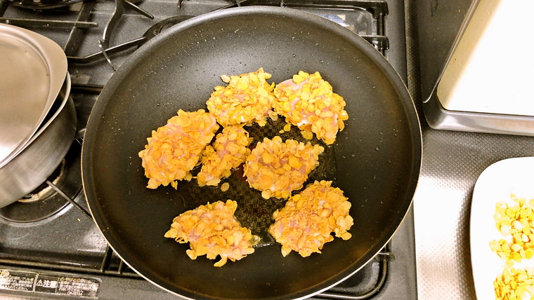 揚げ焼きにする